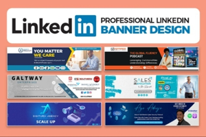I will design a professional linkedin banner for $10 ...