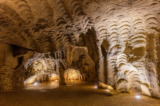 Hercules Caves entrance near Cape Spartel in Tangier Morocco