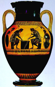 Red-figure pottery