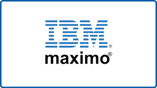 IBM MAXIMO branding representing asset and work management consulting