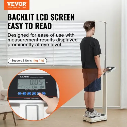 Medical height weight scale