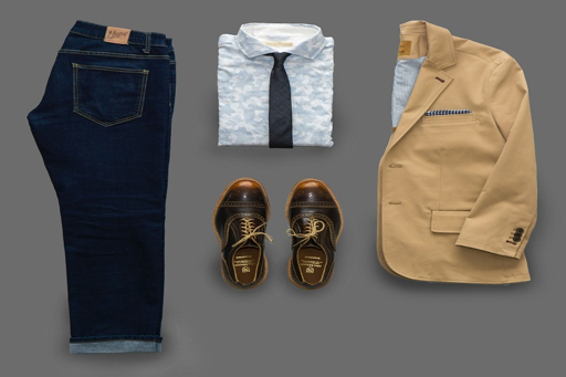Relaxed Fit Beige Trousers