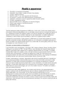 Realtà e apparenza - Collegamenti interdisciplinari per ...