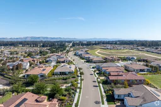 Aerial view of Nipomo CA community