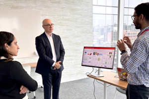 Toronto Campus Shares AI Achievements with President Aoun