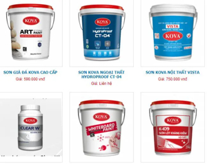 Bảng màu sơn nước đa dạng