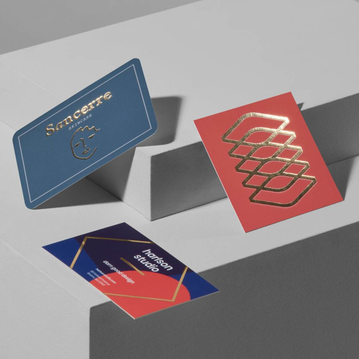 Foil business cards