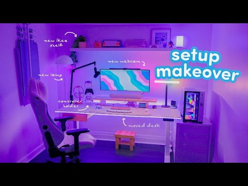 Woman enjoying a PC gaming setup