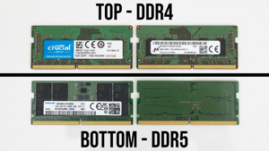 DDR4 vs DDR5 RAM size difference