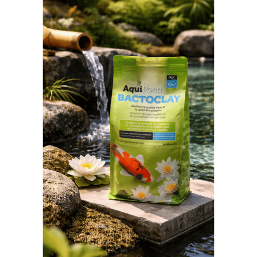 Aquipond BactoClay, arcilla de montmorillonita para estanque de kois