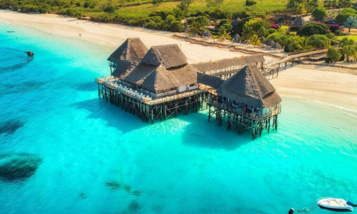 Zanzibar overwater bungalows