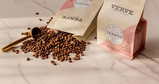 Ember and Grain coffee branding mock-up
