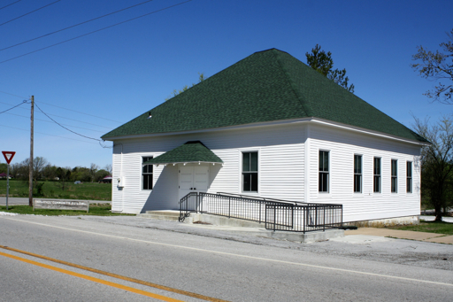 Highfill Community Building in Highfill, Arkansas, originally the Highfill school built circa 1911