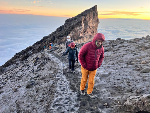 Mount Meru trekking ridge