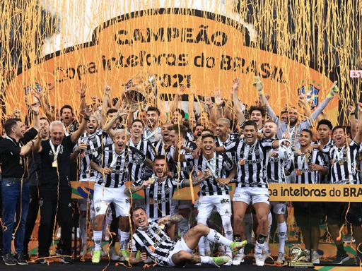 Copa do Brasil football trophy and Brazilian football competition