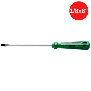 Chave de Fenda Ponta Chata em Aço Cromo Vanádio 3x200mm (1/8x8