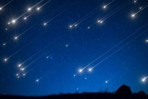 Pluie d'étoiles filantes