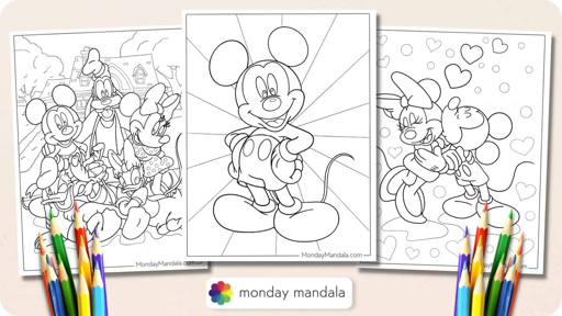 47 Mickey Mouse Coloring Pages (Free PDF Printables)