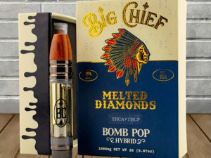 Big Chief Melted Diamonds vape cartridge
