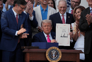 In July 4 ceremony, Trump signs tax and spending bill into law