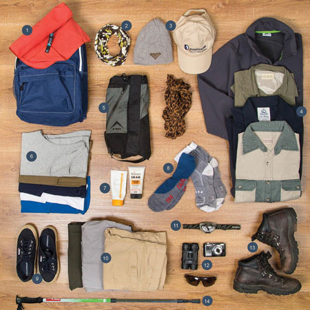Serengeti packing list gear