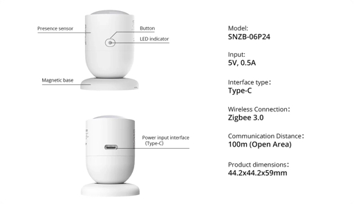 Dettagli del SONOFF SNZB-06P24