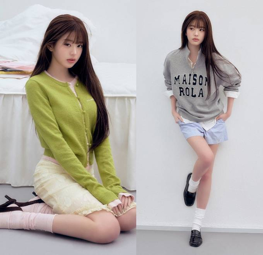 장원영 셔츠룩 이미지
