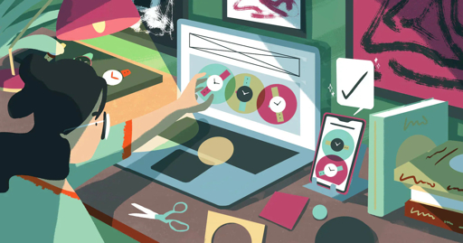 WooCommerce / ecommerce store illustration
