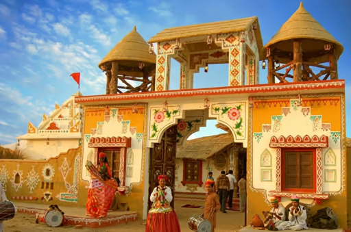 Chokhi Dhani daytime view