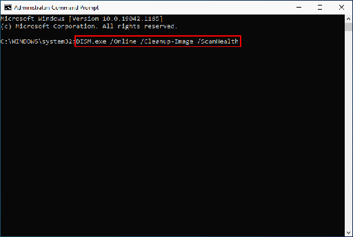DISM RestoreHealth command example