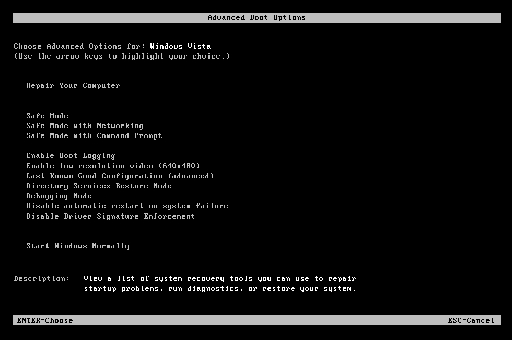 Windows recovery command prompt bootrec