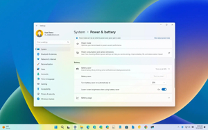 Windows 11 battery saver settings