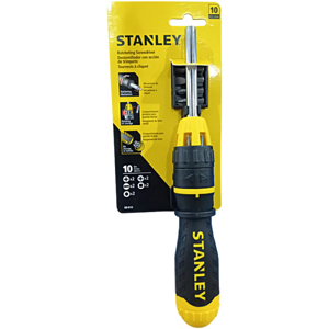 Jogo Chave de Fenda Catraca 10 Pecas Crv Stanley 68-010