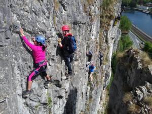 One or more days of via ferrata in Belgium. Via Ferrata trip. IFMGA guide