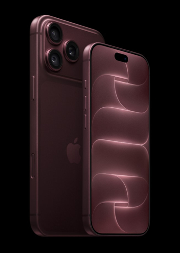 Apple iPhone 18 Pro Max front and rear in burgundy