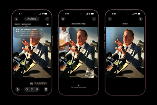 واجهة شاشة iPhone وميزات Apple Intelligence