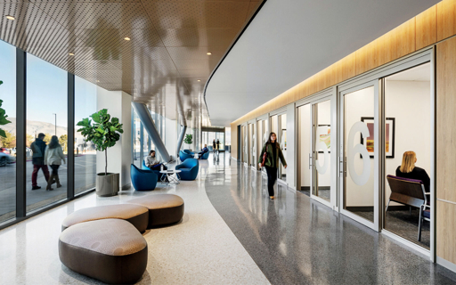 Modern healthcare clinic interior