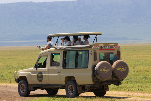 Ngorongoro safari vehicle