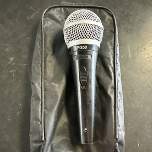 MICROFONO SHURE PG58 LC MIC DINAMICO CON SOPPORTO E RIDUZIONE