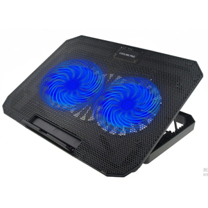 Laptop cooling pad with built-in fans