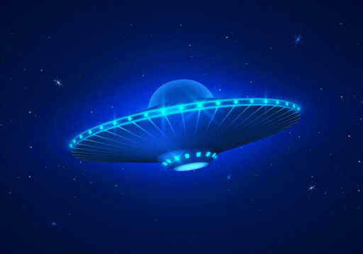 Glowing UFO