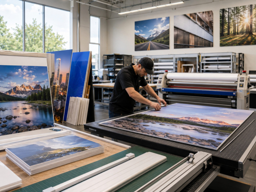 Commercial printing studio