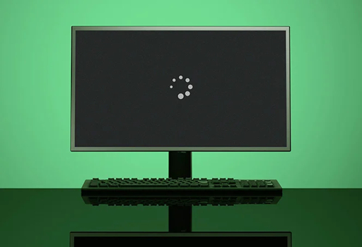 Monitor showing no signal during a display problem