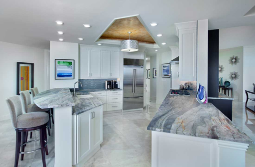 Southwest Florida kitchen remodel with granite island