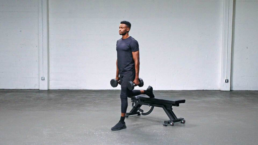 Dumbbell goblet squat