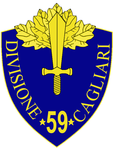 Emblem of the Italian 59th Infantry Division "Cagliari" from World War II.